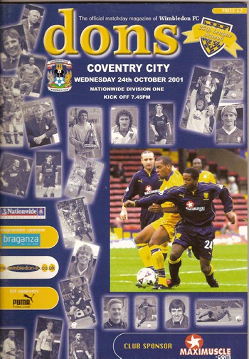 Wimbledon v Coventry City FC